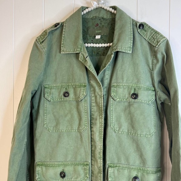 CLOSED Clothing Traveller's Joy Military Inspired Canvas Jacket SZ L - Picture 2 of 10